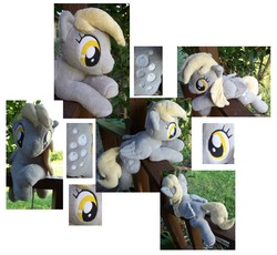 Size: 2108x1939 | Tagged: safe, artist:helgafuggly, derpy hooves, pegasus, pony, g4, female, irl, mare, photo, plushie, solo