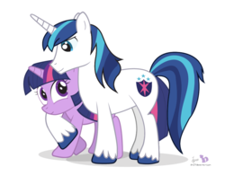 Size: 900x707 | Tagged: safe, artist:dm29, shining armor, twilight sparkle, g4, bbbff, duo, simple background, smiling, transparent background, vector