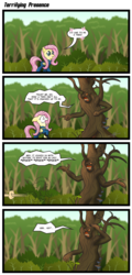 Size: 2000x4171 | Tagged: safe, artist:gray--day, fluttershy, pegasus, pony, g4, baobab, comic, couriershy, crossover, fallout, fallout 3, fluttertree, harold (fallout), herbert dashwood, pun, tree
