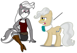 Size: 1024x709 | Tagged: safe, artist:abigail m., mayor mare, skunk, anthro, g4, crossover, furry, littlest pet shop, pepper clark, simple background, transparent background, wat