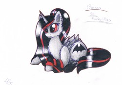 Size: 3436x2409 | Tagged: safe, artist:tay-niko-yanuciq, oc, oc only, alicorn, pony, alicorn oc, chest fluff, ear fluff, solo, traditional art