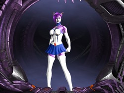 Size: 1024x768 | Tagged: safe, artist:php74, twilight sparkle, anthro, ask sailor ponies, g4, 3d, crossover, dc comics, dc universe online, female, human facial structure, sailor magic, sailor moon (series), sailor ponies, solo