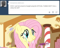 Size: 635x508 | Tagged: safe, artist:capnpea, edit, fluttershy, g4, female, fimbriae, melting, solo, tumblr, wat