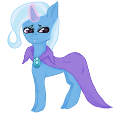 Size: 629x607 | Tagged: safe, artist:d0g-tier, trixie, pony, unicorn, g4, female, mare, smiling, solo