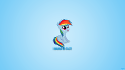 Size: 1920x1080 | Tagged: safe, artist:utterlyludicrous, rainbow dash, g4, female, filly, filly rainbow dash, simple, solo, vector, wallpaper