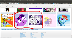 Size: 1366x720 | Tagged: safe, screencap, rarity, twilight sparkle, g4, exploitable meme, juxtaposition, juxtaposition win, ubuntu