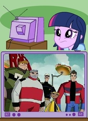 Size: 439x600 | Tagged: safe, twilight sparkle, equestria girls, g4, bulkhead, bumblebee (transformers), exploitable meme, human error, humanized, optimus prime, prowl, ratchet, transformers, transformers animated, tv meme