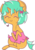 Size: 308x435 | Tagged: safe, artist:legalese, snails, pony, unicorn, g4, alternate hairstyle, bow, chibi, colt, cute, dress, foal, glitter shell, happy, heart, horn, male, simple background, sitting, solo, transparent background, trap