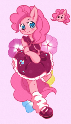 Size: 2125x3667 | Tagged: safe, artist:yukandasama, pinkie pie, earth pony, pony, g4, bipedal, clothes, female, solo