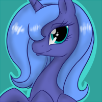 Size: 200x200 | Tagged: safe, artist:pijinpyon, princess luna, g4, female, portrait, s1 luna, solo, younger