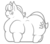 Size: 430x380 | Tagged: safe, artist:queenfrau, caramel, earth pony, pony, g4, blushing, carafat, fat, male, monochrome, morbidly obese, obese, solo
