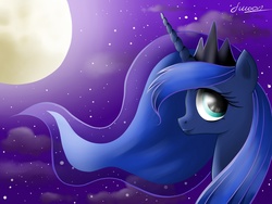 Size: 2500x1875 | Tagged: safe, artist:vird-gi, princess luna, g4, female, solo