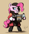 Size: 900x1064 | Tagged: safe, artist:atryl, pinkie pie, earth pony, pony, semi-anthro, g4, arm hooves, bipedal, cosplay, demoman, demoman (tf2), demopie, eyepatch, female, solo, team fortress 2