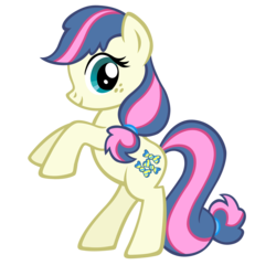 Size: 1597x1536 | Tagged: safe, artist:durpy, applejack, bon bon, sweetie drops, earth pony, pony, g4, bipedal, female, recolor, simple background, solo, transparent background, vector