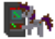 Size: 2000x1429 | Tagged: safe, artist:nerd-pony, oc, oc only, oc:four block, arcade, game, pixel art, simple background, solo, transparent background