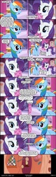 Size: 992x3118 | Tagged: safe, artist:skipsy, rainbow dash, rarity, comic:dawn of a new day, g4, carousel boutique, comic, female, golden oaks library, lesbian, out of character, pinkie promise, ship:twidash, shipping