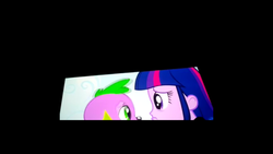 Size: 1366x768 | Tagged: safe, spike, twilight sparkle, equestria girls, g4, my little pony equestria girls