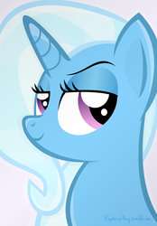 Size: 1280x1839 | Tagged: safe, artist:vivian reed, trixie, pony, unicorn, g4, female, mare, smiling, solo, vector