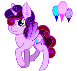 Size: 1215x1119 | Tagged: safe, artist:purezparity, oc, oc only, oc:cotton candy, alicorn, pony, alicorn oc, request, simple background, solo, transparent background, vector
