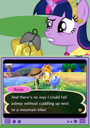 Size: 564x800 | Tagged: safe, twilight sparkle, alicorn, pony, g4, animal crossing, exploitable meme, female, gamer twi, mare, tv meme, twilight sparkle (alicorn), villager