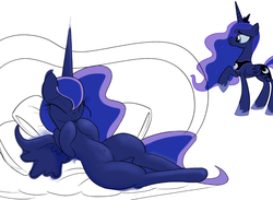 Size: 1381x1011 | Tagged: safe, artist:zev, princess luna, alicorn, pony, g4, belly button, cute, female, mare, wip