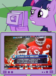 Size: 563x769 | Tagged: safe, twilight sparkle, g4, american football, denver broncos, exploitable meme, kansas city chiefs, nfl, tv meme, twelve days of christmas