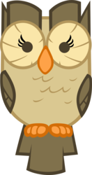 Size: 2000x3792 | Tagged: safe, artist:moongazeponies, owlowiscious, bird, owl, g4, animal, looking at you, male, simple background, solo, transparent background, vector