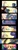 Size: 532x1500 | Tagged: safe, artist:bakki, discord, princess luna, oc, oc:mirror gleam, g4, comic, disguised baby changeling, wat