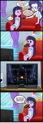 Size: 712x2012 | Tagged: safe, rarity, twilight sparkle, equestria girls, g4, crimson typhoon, exploitable meme, jaeger, pacific rim, tv meme