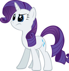 Size: 2500x2570 | Tagged: safe, artist:ryanthebrony, rarity, g4, female, simple background, solo, transparent background, vector