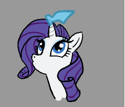 Size: 499x429 | Tagged: safe, artist:moronsonofboron, rarity, pony, g4, animated, female, floppy ears, shoes, silly, silly pony, solo