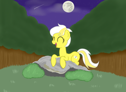 Size: 957x703 | Tagged: safe, artist:fluttershyfree, oc, oc only, mare in the moon, moon, solo