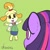 Size: 894x894 | Tagged: safe, artist:draneas, twilight sparkle, g4, animal crossing, crossover, isabelle, nintendo, shih tzu, simple background