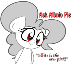 Size: 800x719 | Tagged: safe, artist:albinon, pinkie pie, g4, ask-albino-pie, female, solo