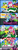 Size: 713x2000 | Tagged: safe, artist:madmax, pinkie pie, rainbow dash, spike, g4, award, car, comic, crossover, dialogue, driving, koopa shell, kylie koopa, mario kart, mario kart: double dash, mousdash, moustache, nudity, super mario bros., trophy, waluigi's hat, wario's hat