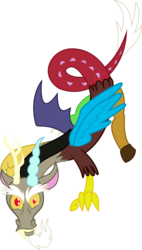 Size: 3681x6500 | Tagged: safe, artist:theshadowstone, discord, draconequus, absurd resolution, adorabolical, cute, discute, evil grin, grin, male, simple background, smiling, solo, transparent background