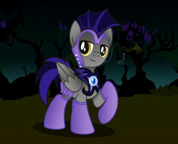 Size: 1286x1044 | Tagged: safe, artist:drawponies, artist:jakage, pony, g4, clothes, night guard, socks, solo