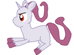 Size: 915x673 | Tagged: safe, artist:rongothepony, mewtwo, poképony, crossover, mega evolution, mega mewtwo y, pokémon, pokémon x and y, ponified, ponikemon, ponymon, solo