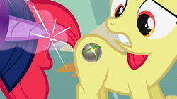 Size: 720x405 | Tagged: safe, apple bloom, g4, cutie mark, xbox one