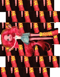 Size: 444x564 | Tagged: safe, pinkie pie, equestria girls, g4, animated, doll, equestria girls prototype, female, irl, photo, spinning, toy, wat