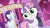 Size: 900x505 | Tagged: safe, artist:sausesource, edit, edited screencap, screencap, rarity, sweetie belle, g4, sleepless in ponyville, female, siblings, sisters, special eyes, sweetie frown