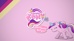 Size: 1920x1080 | Tagged: safe, artist:northwestcore, princess cadance, g4, best pony, female, heart, magic, meme, mispelled names, solo, vector, wallpaper