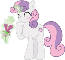 Size: 3685x3455 | Tagged: safe, artist:syekun, sweetie belle, pony, unicorn, g4, blushing, female, heart's desire, horn, magic, mare, older, older sweetie belle, simple background, solo, transparent background, vector