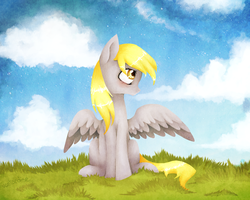 Size: 1024x819 | Tagged: safe, artist:vantardise, derpy hooves, pegasus, pony, g4, female, mare, solo