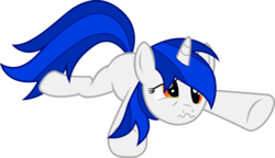 Size: 10847x6257 | Tagged: safe, oc, oc only, pony, unicorn, absurd resolution, confused, female, lying, lying down, mare, prone, simple background, solo, transparent background, vector, wavy mouth