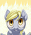 Size: 768x860 | Tagged: safe, artist:bikkisu, derpy hooves, pegasus, pony, g4, female, mare, solo, uncanny valley, underp