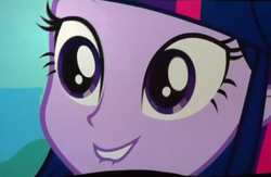 Size: 499x326 | Tagged: safe, screencap, twilight sparkle, equestria girls, g4, my little pony equestria girls, faic, female, lip bite, photo, picture of a screen, reaction image, solo