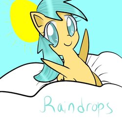 Size: 894x894 | Tagged: safe, artist:elementfirecross, sunshower raindrops, g4, cloud, female, solo, sun