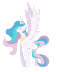 Size: 1000x1226 | Tagged: safe, artist:nalenthi, princess celestia, alicorn, pony, g4, female, mare, simple background, solo, spread wings, transparent background, wings