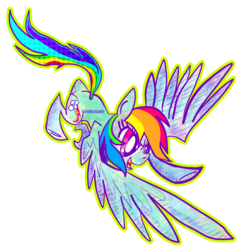 Size: 1500x1571 | Tagged: safe, artist:yellowgear, rainbow dash, g4, female, solo